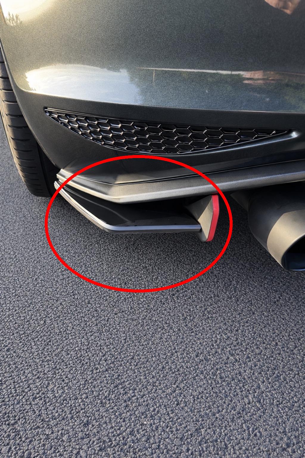 Flaps latéraux arrière – Golf 7 GTI/GTD/GTE