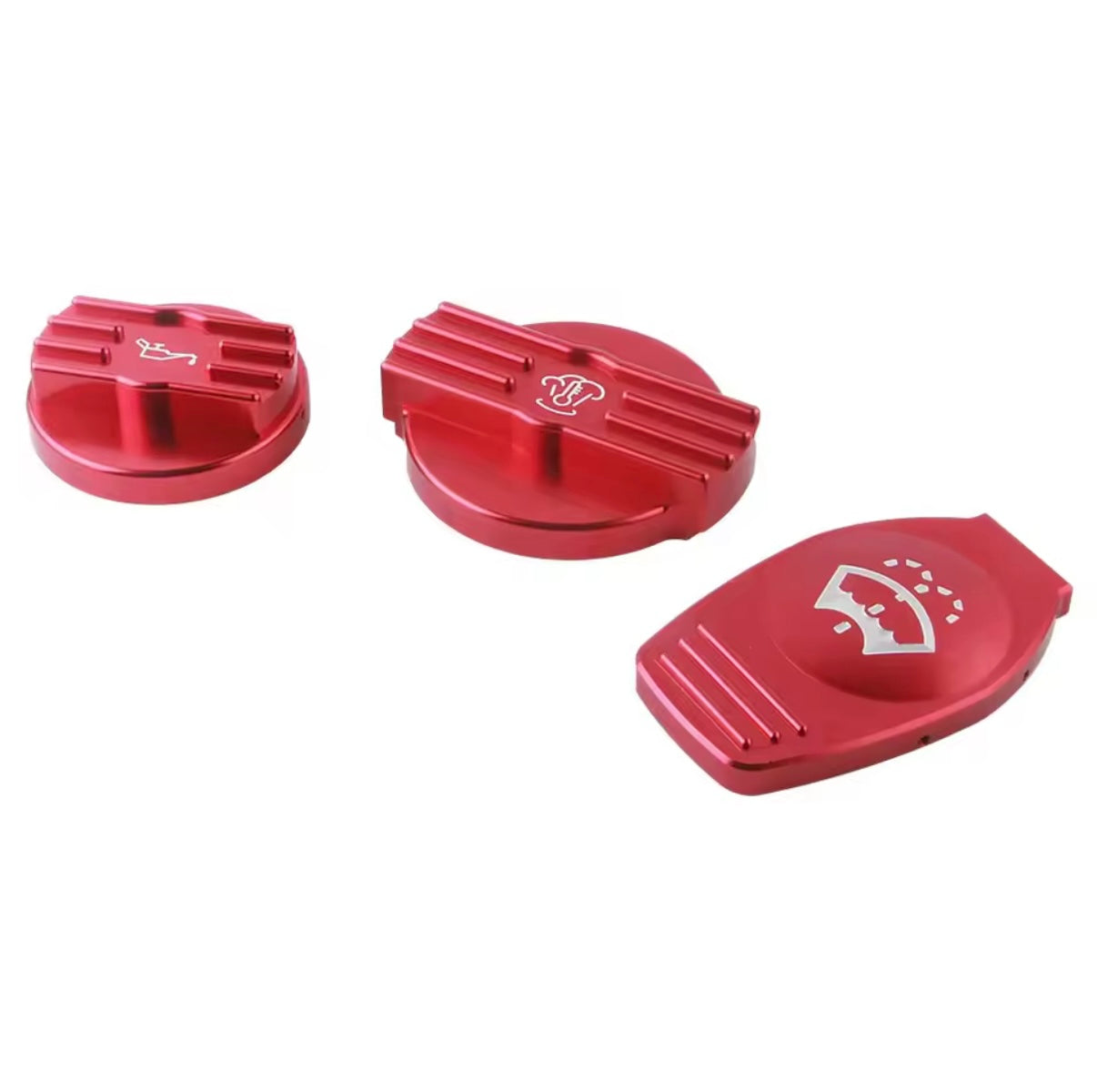 🔧 Pack de couvre-bouchons moteur aluminium – Finition Noire Golf 7 EA888