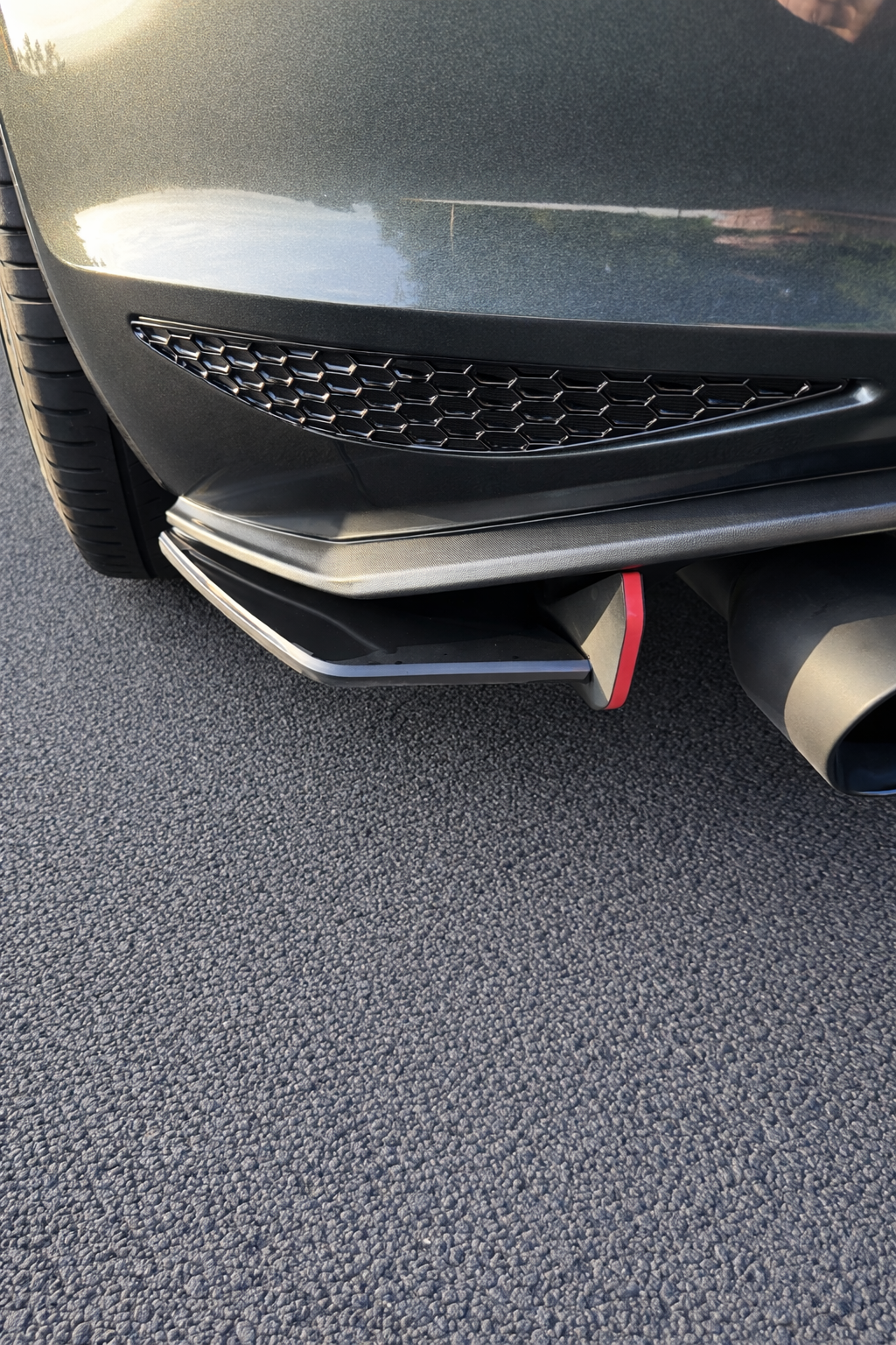 Diffuseur arrière avec flaps latéraux – Golf 7 GTI/GTD/GTE