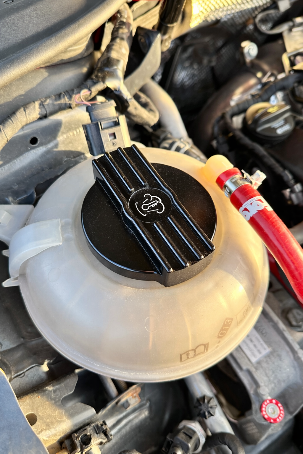 🔧 Pack de couvre-bouchons moteur aluminium – Finition Noire Golf 7 EA888